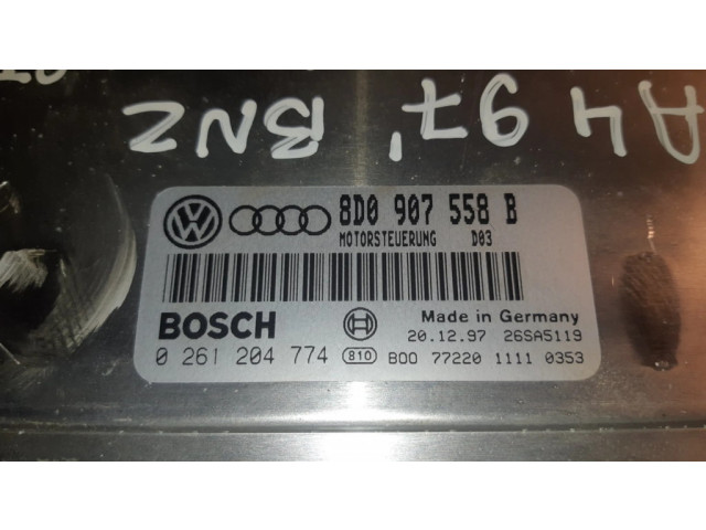 Блок управления двигателя 8D0907558B, D03   Audi A4 S4 B5 8D