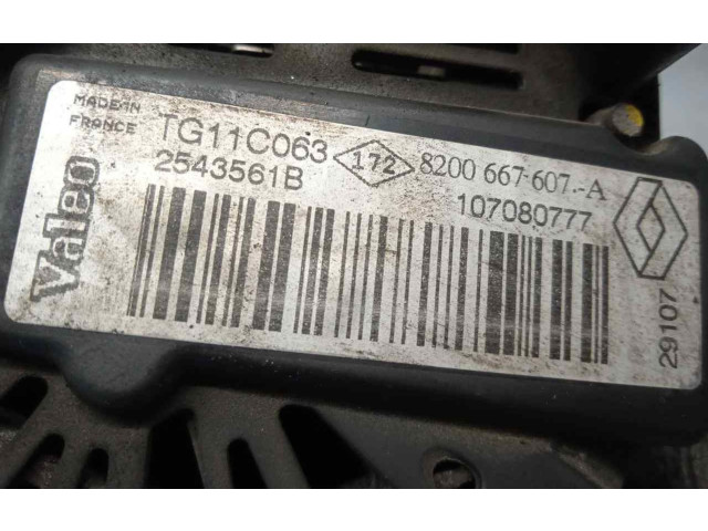 Генератор 8200667607A, 2543561B Dacia Logan Pick-Up