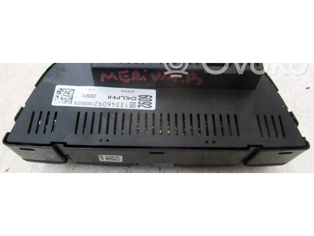 Блок управления климат-контролем 13346092 Opel Meriva B