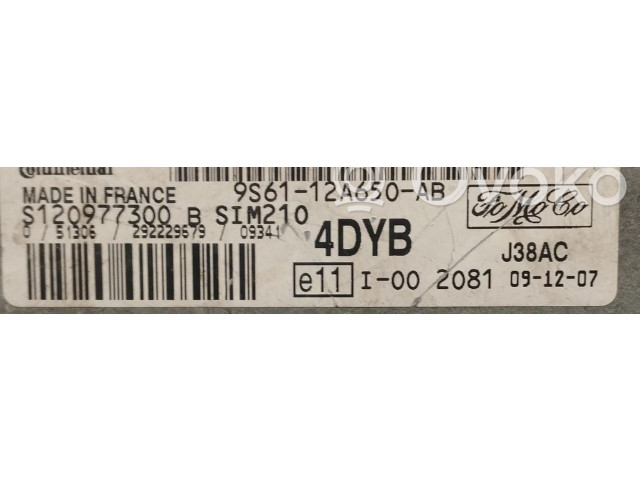 Комплект блоков управления 9S61-12A650-AB, 9S61-12A650-AB Ford Fusion