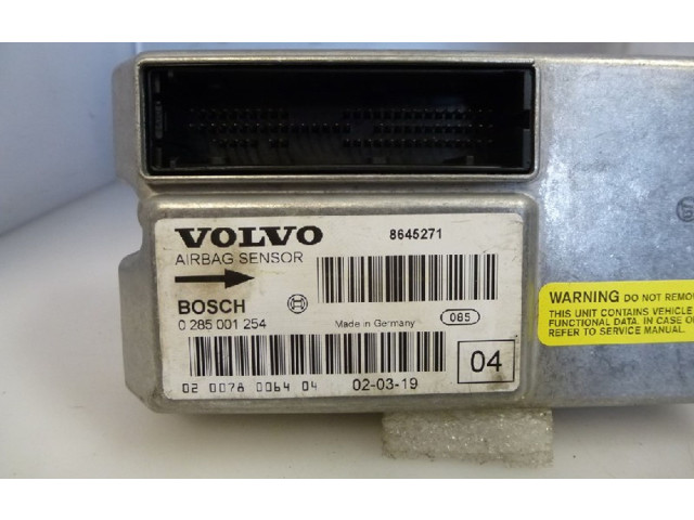 Блок подушек безопасности 8645271, 0285001254   Volvo V70