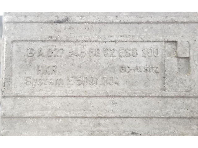 Блок управления двигателя A0275458032   Mercedes-Benz A W168