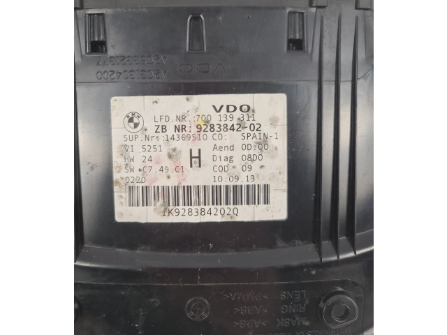 Přístrojová deska  BMW X1 E84 2013 9283842  