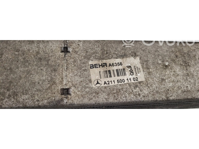 Интеркулер  A2115001102, EA6350   Mercedes-Benz E W211 3.2