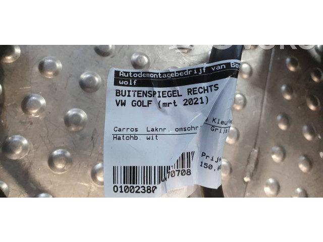 Зеркало электрическое Volkswagen Golf VIII 2019 - года