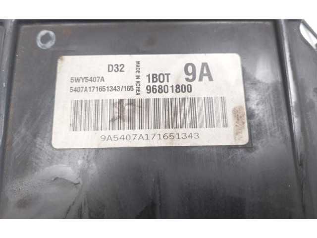 Блок управления двигателя 96801800, 96801800   Chevrolet Matiz