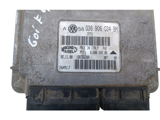 Блок управления двигателя 036906034BH, 6160054208 Volkswagen Golf IV