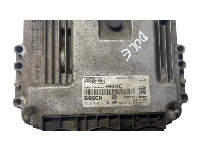 Řídící jednotka 6M5112A650NC, 0281011701 Ford Focus 2005