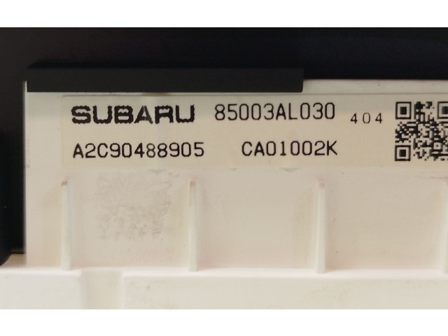 Přístrojová deska Subaru Outback (BS) 2015 85003AL030, A2C90488905