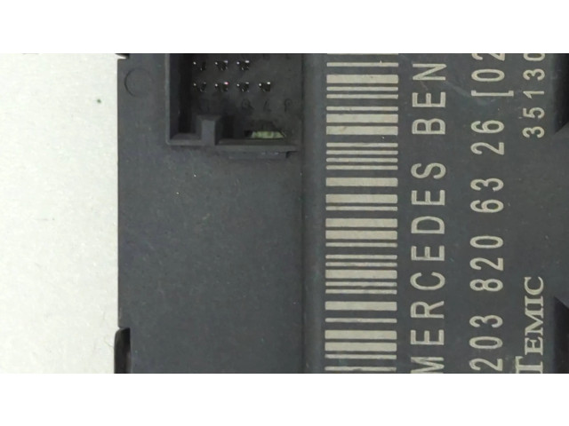 Блок комфорта 2038206326, 351307   Mercedes-Benz C W203   