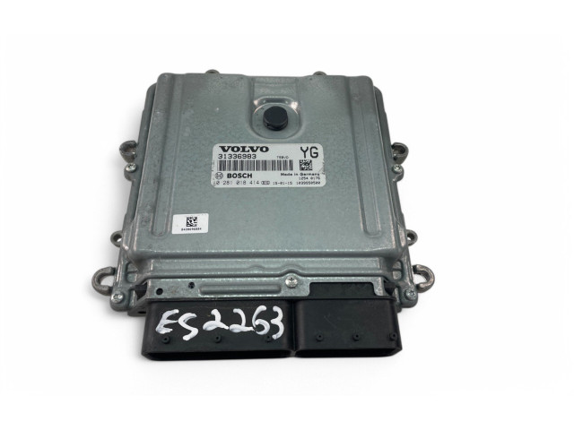 Блок управления двигателем ECU 31336983, 0281018414   Volvo S60