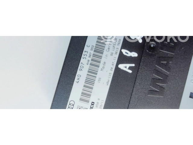 Блок управления 4H0907553C, 4H0907553 Audi A8 S8 D4 4H