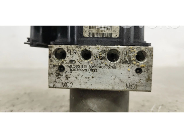 Jednotka ABS 0265231331, 0265100474   Fiat Punto (188) 2003