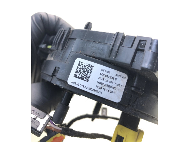 Подрулевой шлейф SRS 5Q0953549E, 8U0971589C   Audi A3 S3 8V