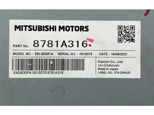 Модуль блока управления камерой 8781A316, 0015075 Mitsubishi Outlander IV