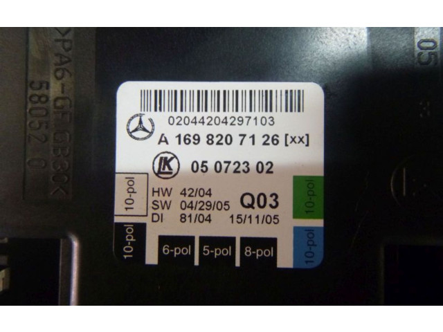 Блок управления A1698207126, A1698207126   Mercedes-Benz A W169