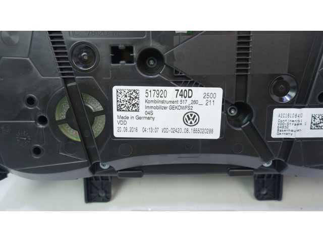 Панель приборов 517920740D, 517920740D Volkswagen Golf Sportsvan