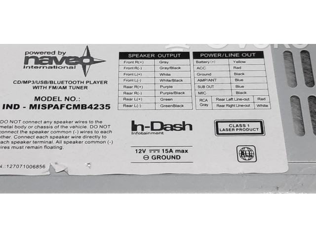 Дисплей MISPAFCMB4235 Mitsubishi L200