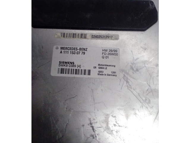 Jednotka ABS A1111530779, 5WK90389 Mercedes-Benz CLK A208 C208 2002