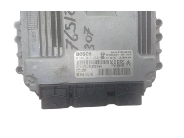 Řídící jednotka 9663510180, DV6TED4 Peugeot 307 2007