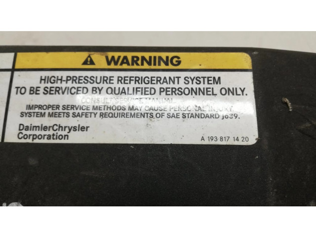 Pojistková skříňka 1705450003, 1705450201 Chrysler Crossfire 2004