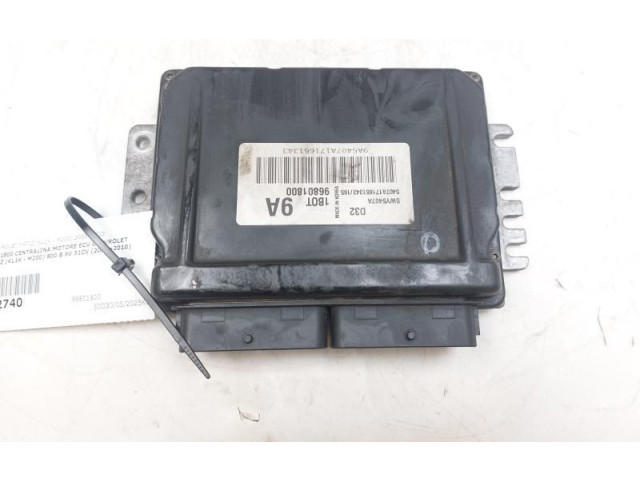 Блок управления двигателя 96801800, 96801800   Chevrolet Matiz