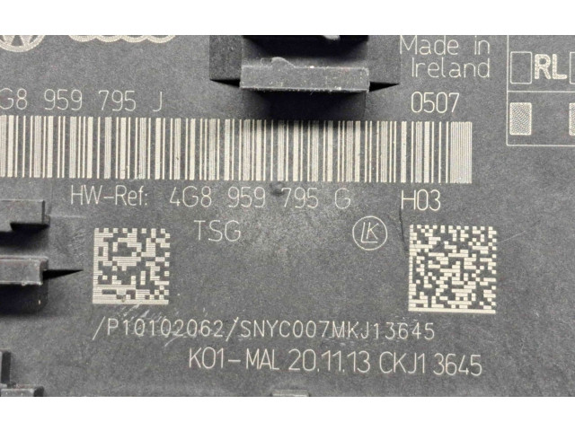 Блок комфорта 4G8959795G Audi A7 S7 4G