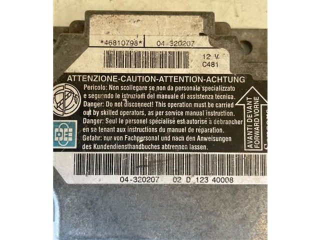 Блок подушек безопасности 46810798, 46810798   Lancia Lybra