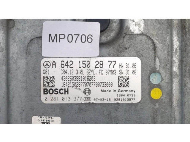 Řídící jednotka A6421502877, 0281013977 Mercedes-Benz GL X164 2007