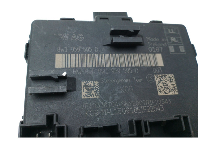 Блок управления 8W1959595D Audi A3 S3 8V