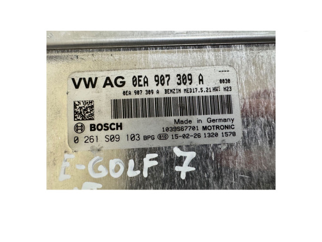 Блок управления двигателя 0EA907309A, 0261S09103   Volkswagen e-Golf