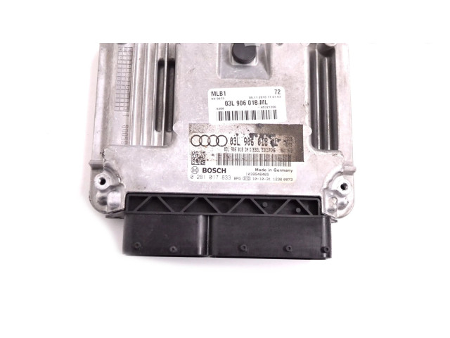 Блок управления двигателя 03L906018ML, 0281017833   Audi Q5 SQ5