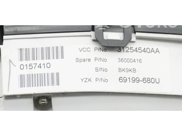 Панель приборов 31254540AA, 31254540AA Volvo S80