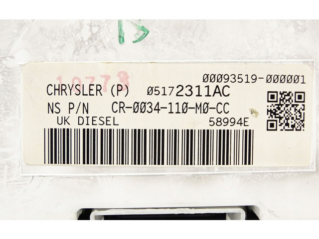 Панель приборов P05172311AC Jeep Commander