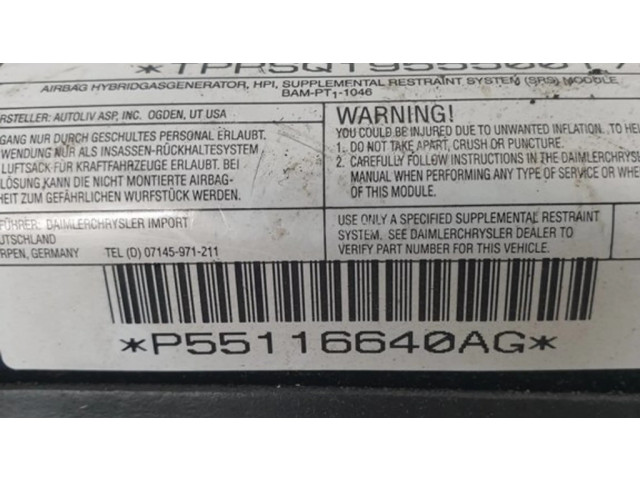 Боковая подушка безопасности P55116640AG   Jeep Grand Cherokee (WK)