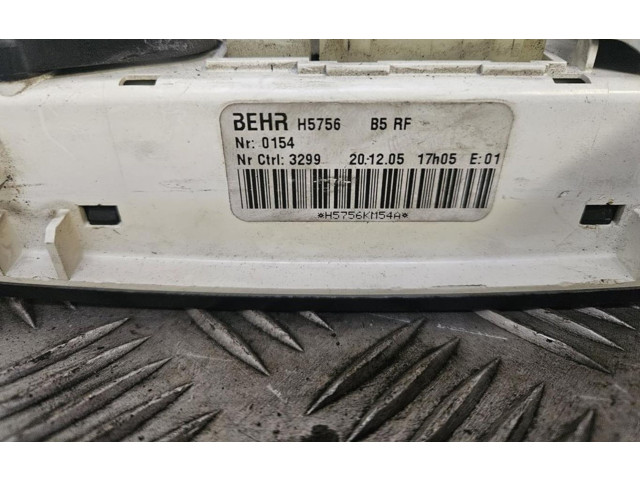 Блок управления климат-контролем H5756B5RF Citroen C4 I