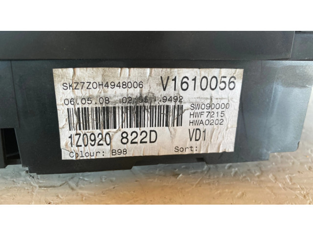 Панель приборов 1Z0920822D, V1610056 Skoda Octavia Mk2 (1Z)