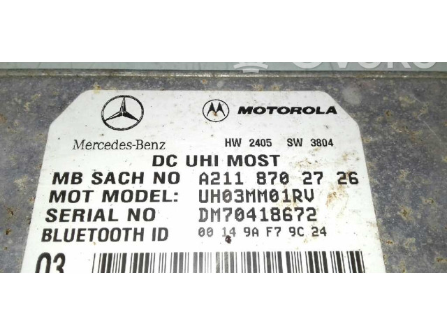 Блок управления A2118702726, DM70418672   Mercedes-Benz ML W164