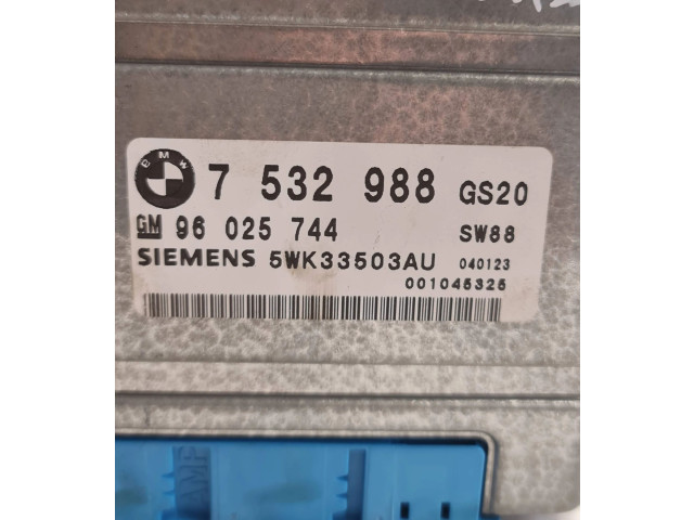 Блок управления коробкой передач 7532988, 96025744 BMW X3 E83