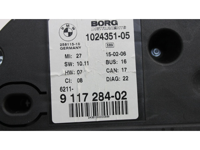 Панель приборов 9117284 BMW Z4 E85 E86