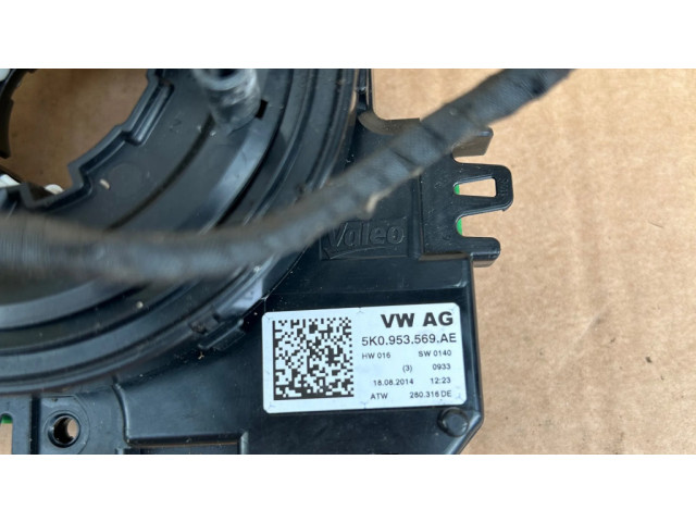 Подрулевой шлейф SRS 5K0953569AE   Volkswagen PASSAT B7 USA