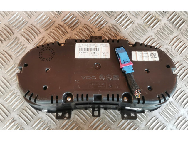 Панель приборов 5J0920801D Skoda Fabia Mk2 (5J)