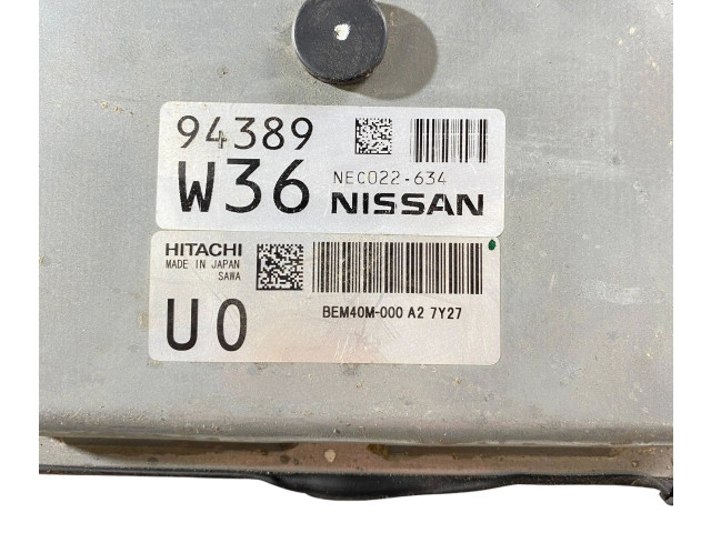 Блок управления двигателя NEC022634, BEM40M000   Nissan Rogue