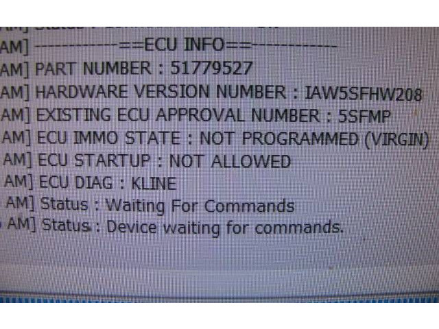 Блок управления двигателем Блок управления 51779527, IAW5SFMP Fiat Albea