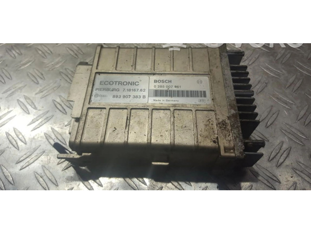 Блок управления двигателя 0285007061, 893907383b   Volkswagen Jetta II