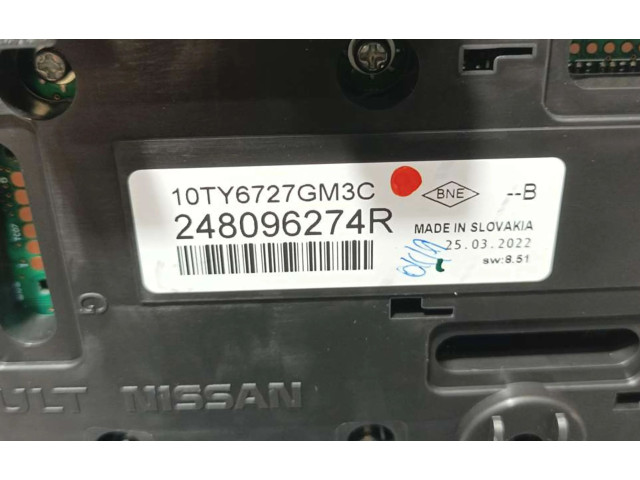 Панель приборов 248096274R Dacia Sandero