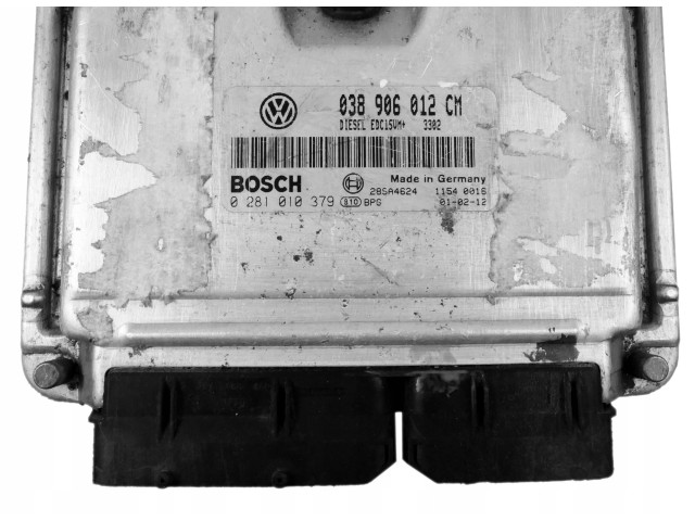 Блок управления двигателя 038906012CM, 0281010379   Volkswagen Lupo
