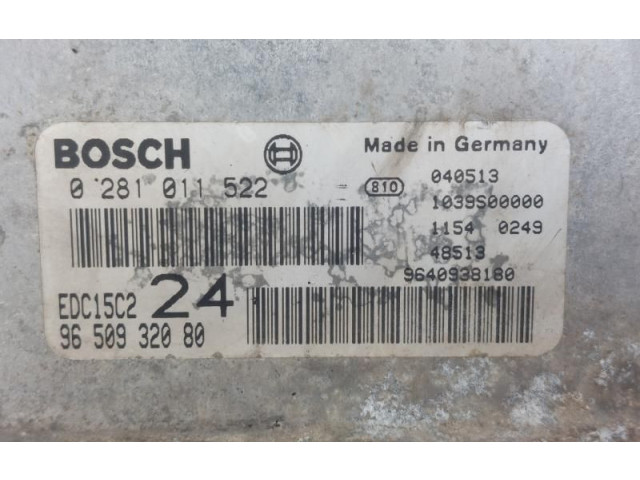 Блок управления двигателя 0281011522   Fiat Ulysse