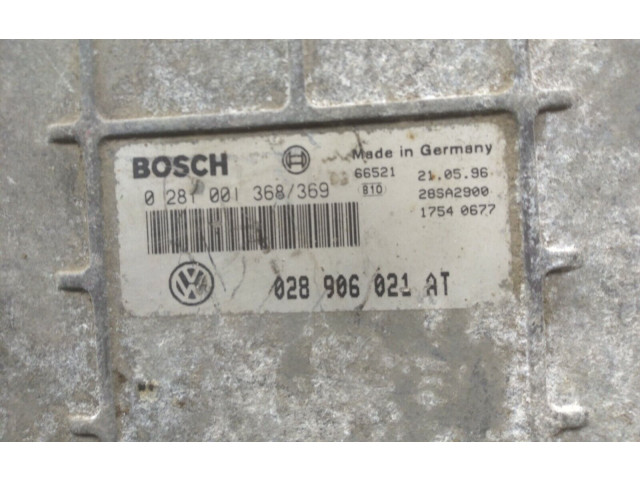 Блок управления двигателя 028906021AT, 0281001368   Volkswagen PASSAT B4