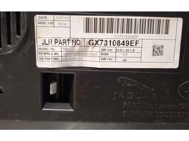 Панель приборов GX7310849EF Jaguar XK - XKR